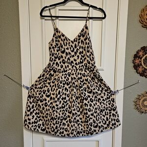 Mini Dress Leopard Print (Adult L)